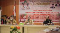 Bea Cukai Ternate hadir dalam Focus Group Discussion (FGD) penyusunan strategi peningkatan kesejahteraan petani kelapa di Provinsi Maluku Utara.