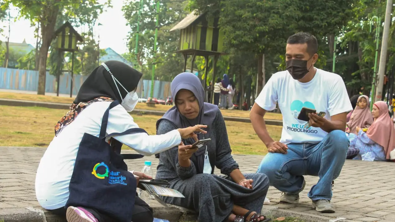 Kampanye We Love Cities kota Probolinggo terhadap masyarakat. (Istimewa)