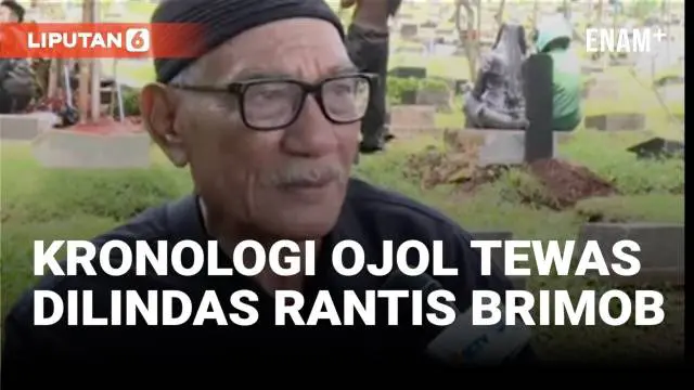 VIDEO: Keluarga Ungkap Kronologi Tewasnya Ojol Dilindas Rantis Brimob