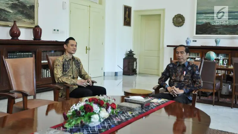 Jokowi dan AHY Gelar Pertemuan Tertutup di Istana Bogor