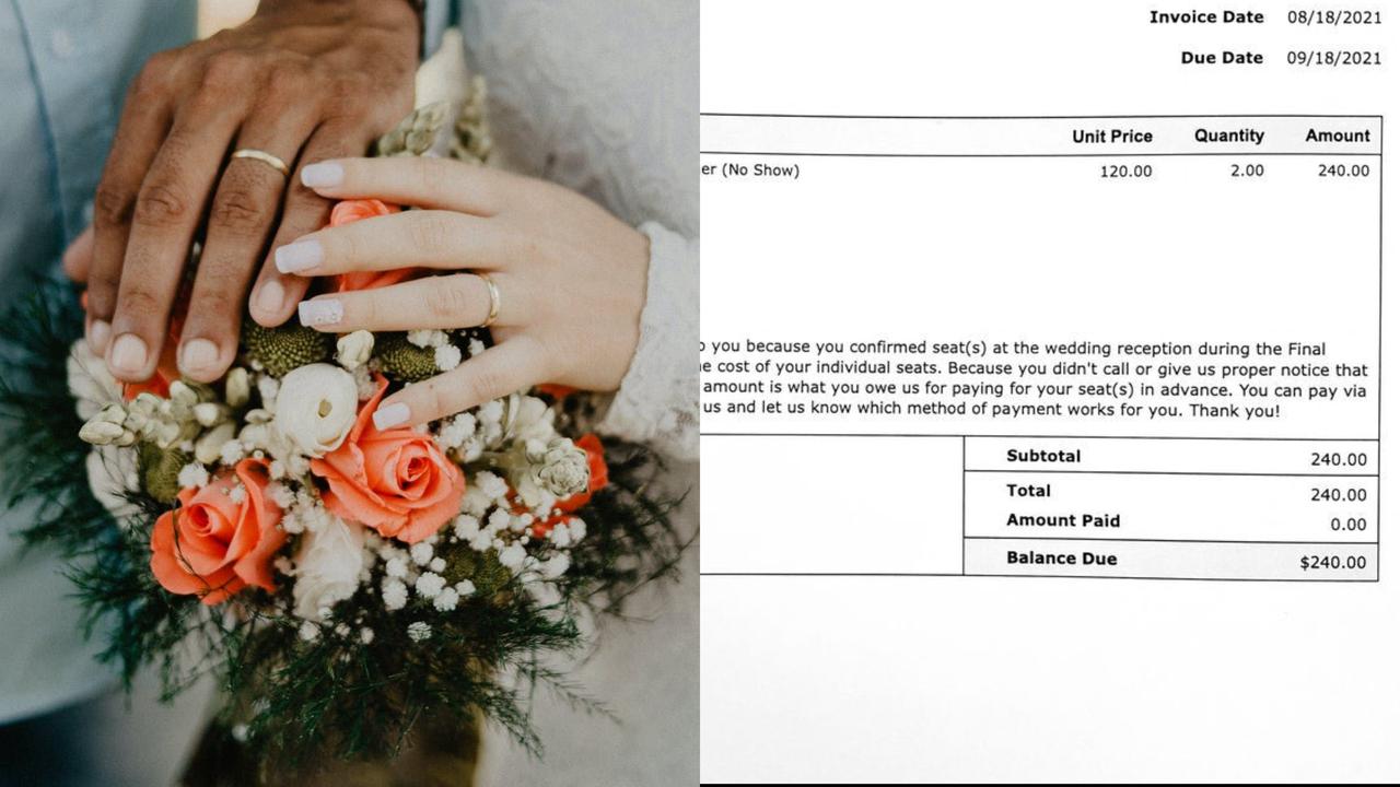 Kekecewaan pengantin pada tamu yang tak hadir di pernikahannya.