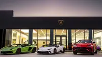 Line up supercar Lamborghini