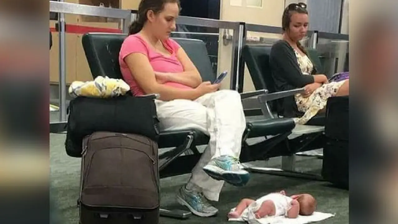 Dianggap Telantarkan Anak, Begini Kisah Sebenarnya dari Foto Ini