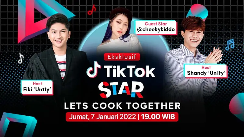 Live Streaming TikTok Star bersama Cheekykiddo