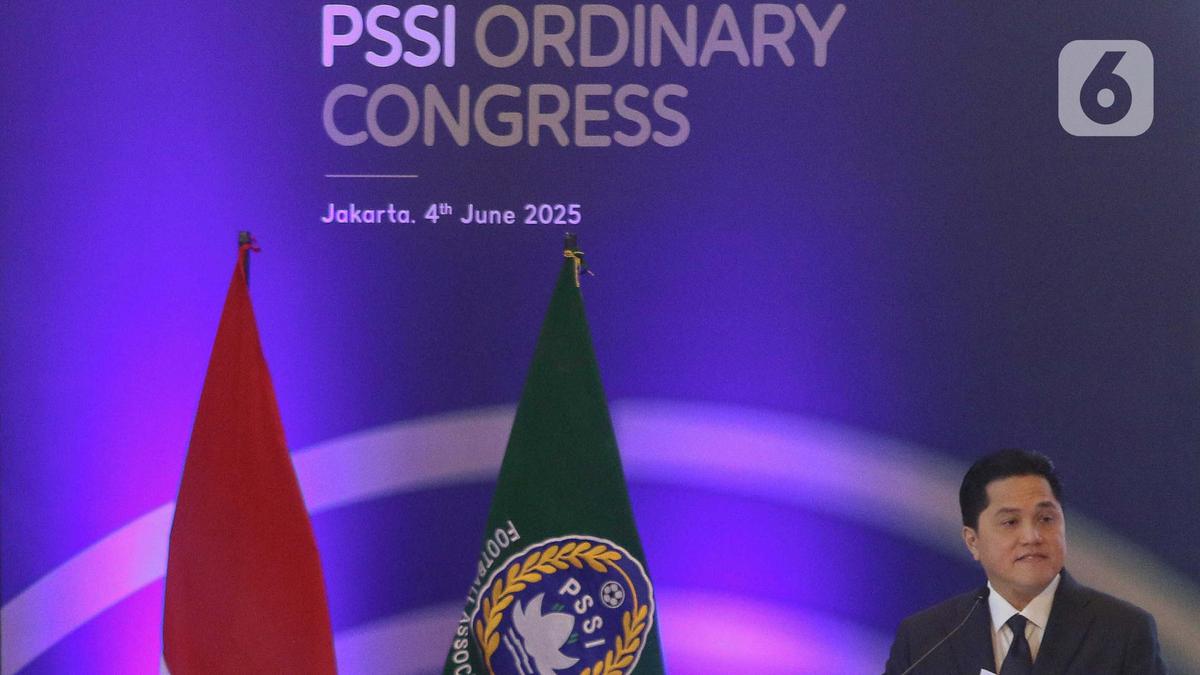 Bahas Sejumlah Agenda, Erick Thohir Buka Kongres Biasa PSSI 2025