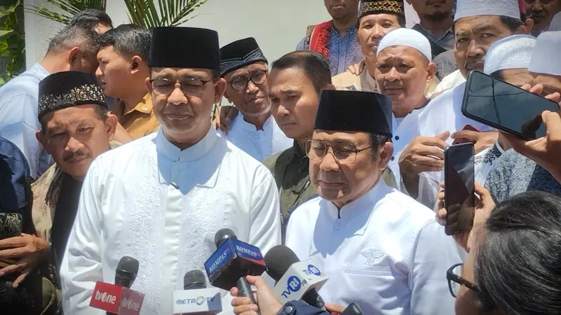 Calon presiden (capres) dan calon wakil presiden (cawapres) nomor urut satu Anies Baswedan-Muhaimin Iskandar alias Cak Imin