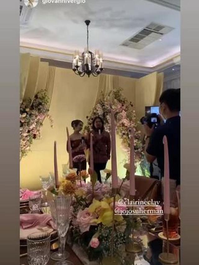 6 Momen Pertunangan Joshua Suherman dan Clairine Clay, Tepat di Hari Ulang Tahun