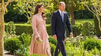 Kate Middleton dan Pangeran William hadiri royal wedding Yordania, Kamis (1/6/2023). (Royal Hashemite Court)