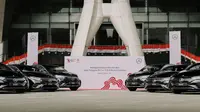 PT Inchcape Indomobil Distribution Indonesia (Mercedes-Benz Indonesia) menyerahan 16 kendaraan listrik kepada kantor Sekretariat Presiden untuk digunakan dalam perayaan Hari Ulang Tahun ke-79 Kemerdekaan Republik Indonesia di Ibu Kota Nusantara (IKN), Kalimantan Timur.