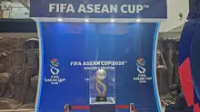 Fan Festivibes Mall Roadshow FIFA ASEAN Cup 2026 di Sarinah, Jakarta, Sabtu (19/9/2026). (Bola.com/Hery Kurniawan)