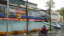 Sebelumnya, pihak berwenang Vietnam telah mengevakuasi lebih dari setengah juta orang dari pesisir timur sebelum Topan Kajiki menghantam daratan pada Senin 25 Agustus 2025. (Nhac NGUYEN/AFP)