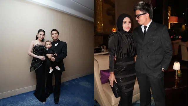 Adu Gaya Aurel Hermansyah dan Aaliyah Massaid Pakai Dress Hitam Glamor