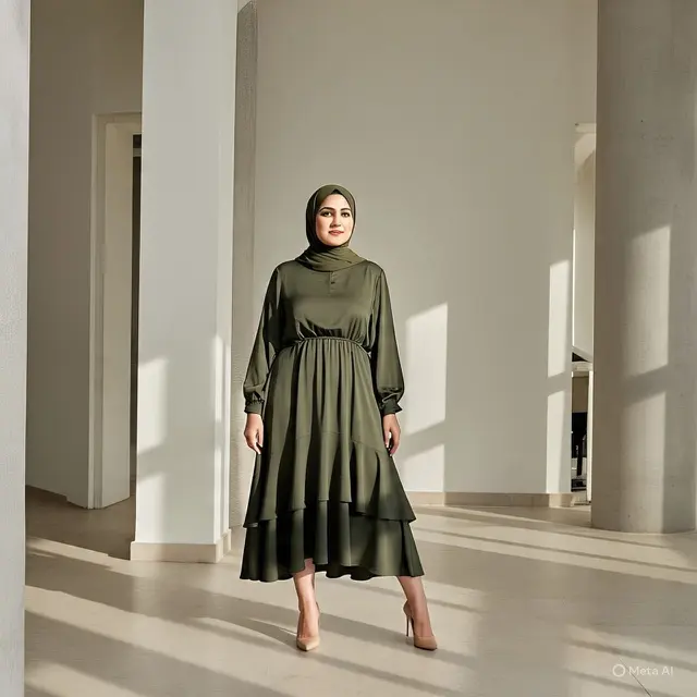 Model Gamis untuk Orang Gemuk Biar Kelihatan Langsing