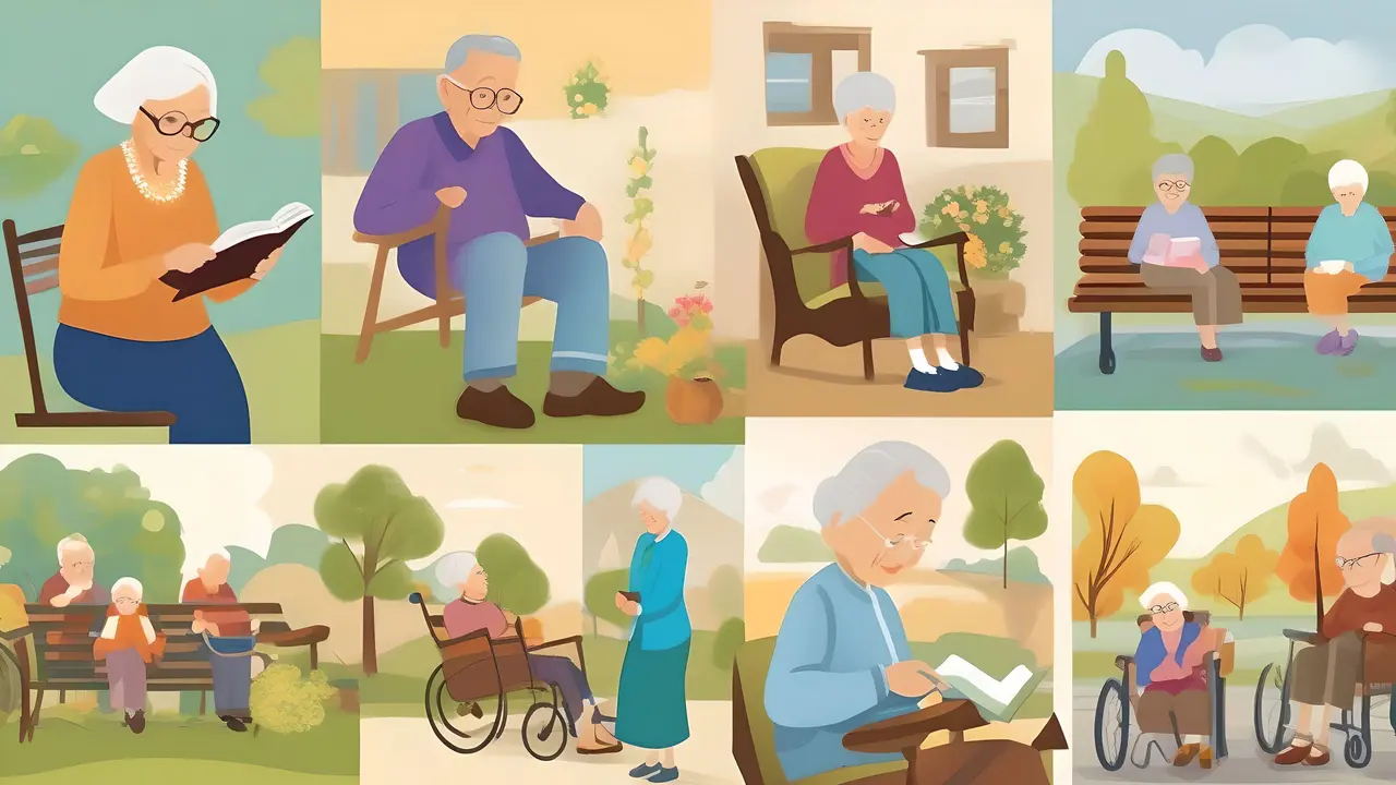 (Ilustrasi Orang Lanjut Usia/Lansia/Kakek/Nenek by AI)
