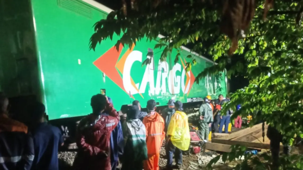 jalur kereta petak jalan Stasiun Ciamis - Manonjaya