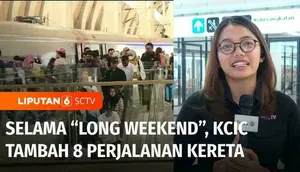Hari Jumat ini adalah cuti bersama, kita pantau seperti apa sih antusiasme masyarakat yang akan berlibur naik kereta cepat Jakarta-Bandung bersama Reporter SCTV, Thia Annisa di Stasiun Kereta Cepat Whoosh, Halim, Jakarta Timur.