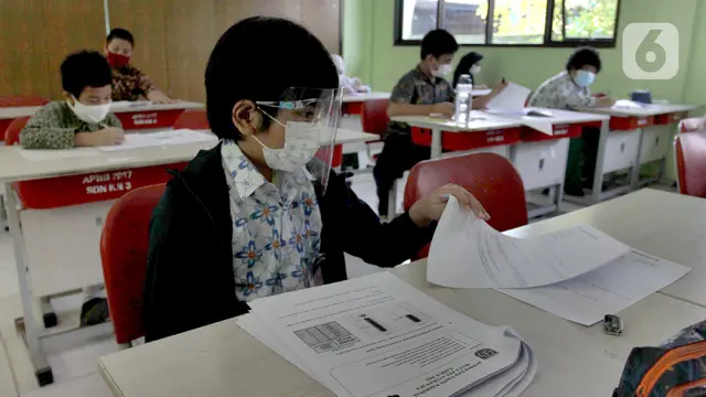 Antusiasme Siswa Ikuti KSN dengan Protokol Kesehatan