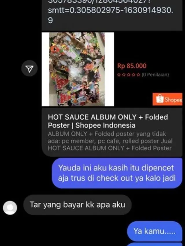 Chat Kocak Penjual dan Pelanggan