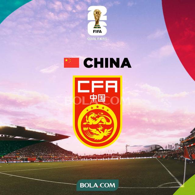 Kualifikasi Piala Dunia 2026 - Ilustrasi Logo Timnas China