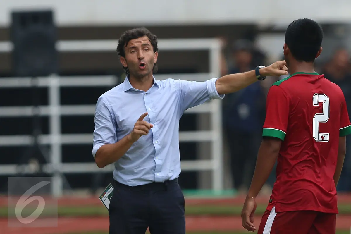 Pelatih Timnas Indonesia Luis Milla