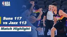 Berita video highlights laga seru NBA 2020/2021 antara Phoenix Suns melawan Utah Jazz yang berlangsung seru, Kamis (8/4/2021) pagi hari WIB.