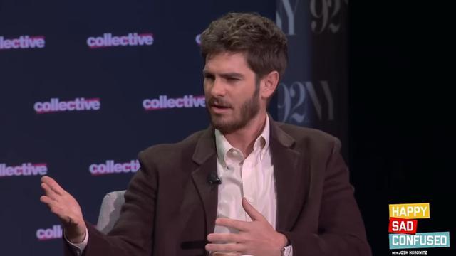 Andrew Garfield di Podcast "Happy Sad Confused" (YouTube/Josh Horowitz)