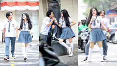 Belum lama ini Epy Kusnandar alias pemeran Kang Mus dalam film 'Preman Pensiun' tampil kece dengan seragam SMA bersama sang istri, Karina Ranau dan berjalan ala-ala Citayam Fashion Week. Tampil serasi dan awet muda, berikut ini 6 potret Epy Kusnandar dan Karina Ranau saat pakai seragam SMA.&nbsp;(FOTO: instagram.com/karinaranau9)