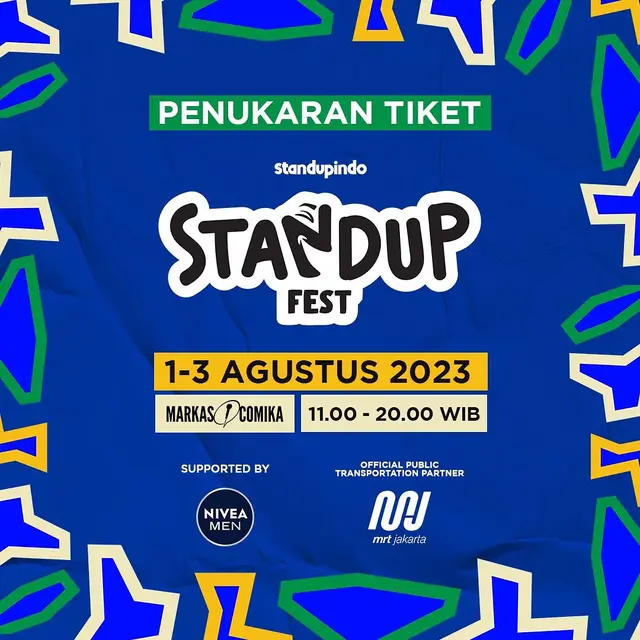 Standup Fest 2023 Kembali Digelar Setelah 8 Tahun Absen, Siap Hadirkan 5 Founder dalam 1 Panggung untuk Pertama Kalinya. (instagram.com/standupindonesia)