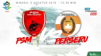 Liga 1 2018 PSM Makassar Vs Perseru Serui (Bola.com/Adreanus Titus)