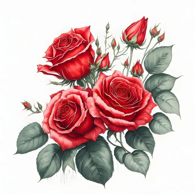 Rose Drawing