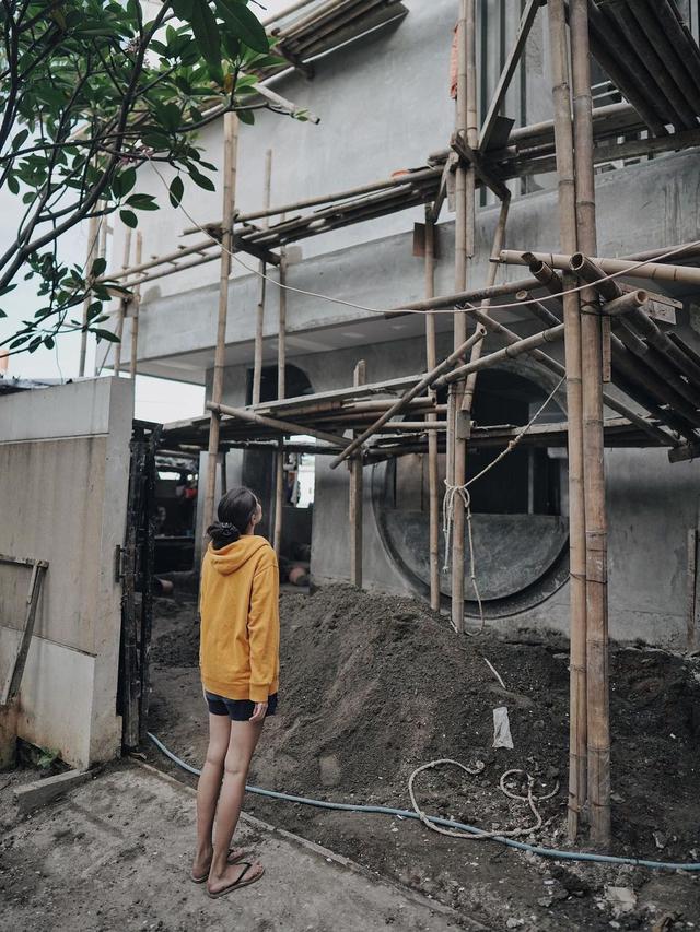 6 Potret Rumah Ringgo Agus dan Sabai Morscheck yang Sedang Direnovasi, Desain Unik