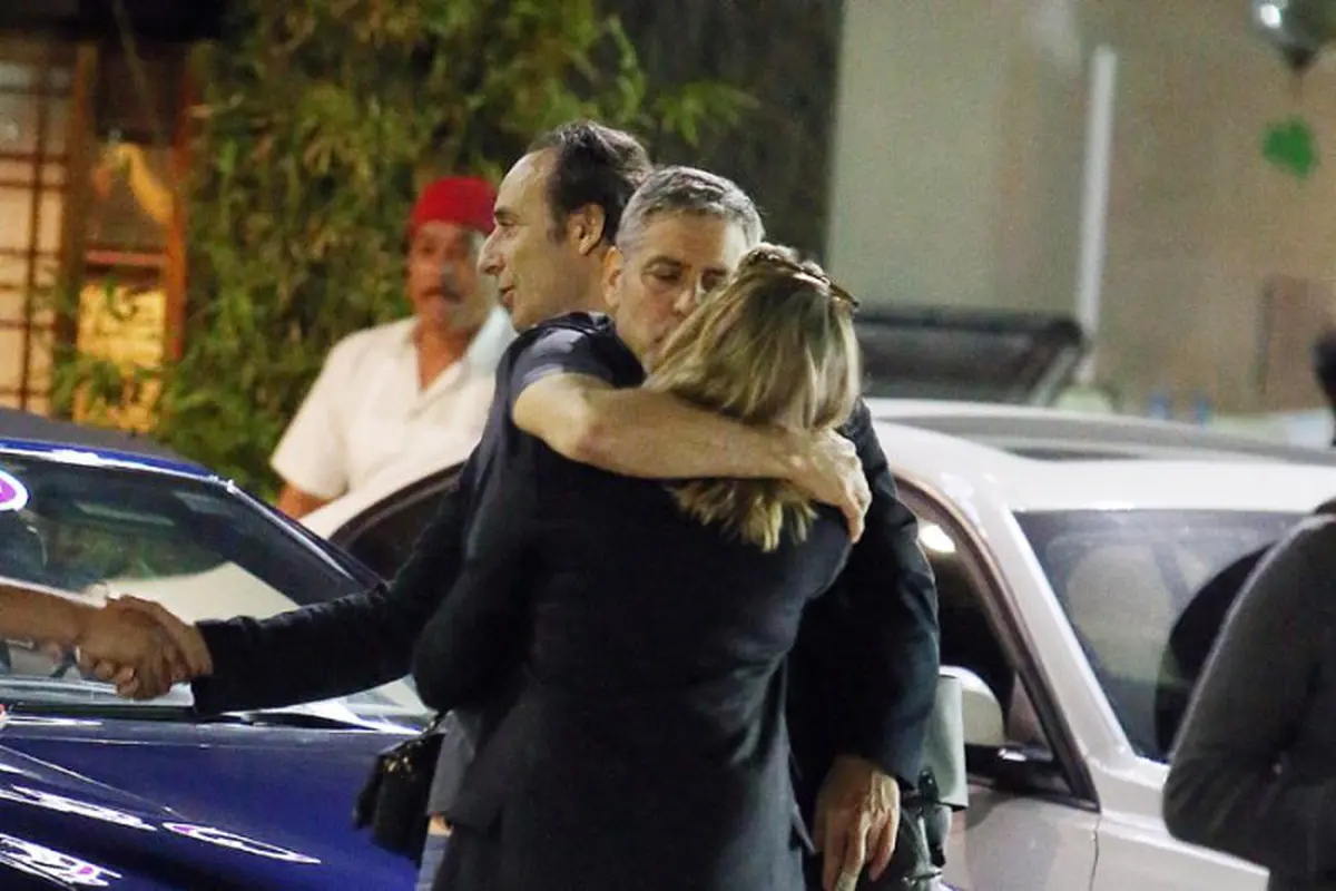 George Clooney dan Dominique Lemonnier