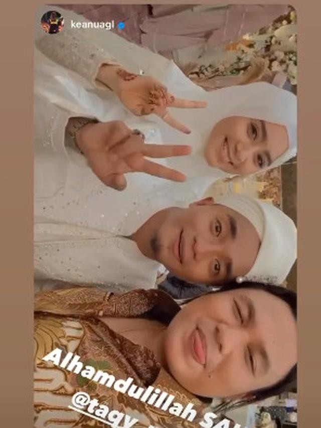 7 Potret Akad Hingga Resepsi Pernikahan Taqy Malik dan Serrel Thalib