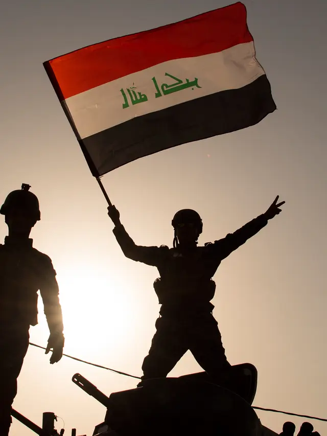 Tentara Irak Rayakan Kemenangan di Mosul