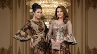 9 Inspirasi Batik Kombinasi Brokat Lengan Terompet Anggun, Tampil Elegan di Segala Acara