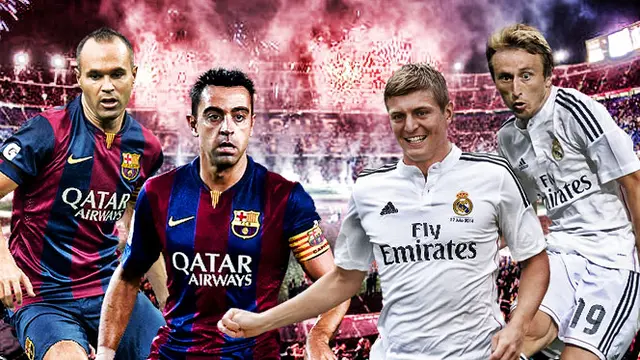 Iniesta, Xavi, Kroos dan Modric