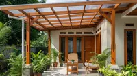 8 Model Kanopi Teras Rumah Kampung Tapi Terlihat Modern dan Estetik, Lebih Sejuk