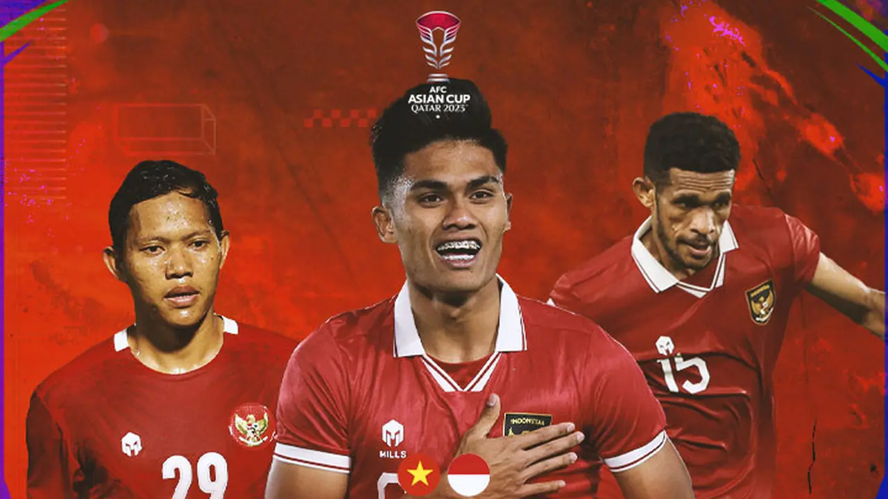 Piala Asia - Vietnam Vs Timnas Indonesia - Adam Alis, Ramadhan Sananta, Ricky Kambuaya