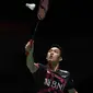 Jojo yang merupakan unggulan kelima menjalani pertemuan ketiganya dengan Lakshya Sen, yang di Japan Open 2023 berpredikat non-unggulan. (Toshifumi KITAMURA / AFP)