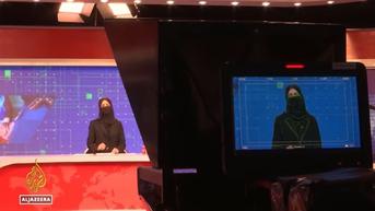 Presenter Berita Wanita Afghanistan Dipaksa Bercadar Saat Tampil di Televisi