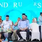 Prabowo hadir di acara Relawan Ndaru Bersalawat di Stadion Maulana Yusuf, Kota Serang, pada Sabtu (27/2)/Istimewa.