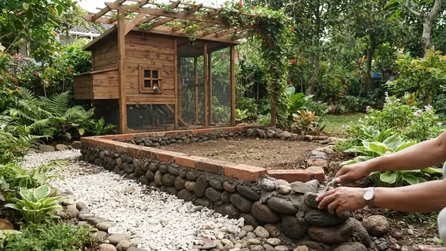 Cara Membuat Kandang Ayam Hias Terlihat Seperti Taman Mini