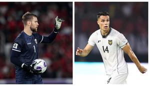 Bursa transfer tengah musim BRI Super League dipanaskan dengan romor merapatknya Maarten Paes dan Joey Pelupessy ke Persib Bandung. (Foto Kolase: Bola.com/Bagaskara Lazuardi & Abdul Aziz)