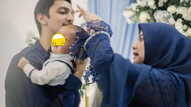 6 Momen Akikah Anak Vebby Palwinta dan Razi Bawazier, Berlangsung Khidmat