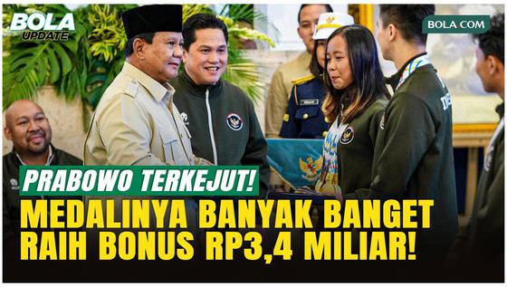 Prabowo Terkejut Hitung Medali Martina Ayu, Bonus SEA Games Tembus Rp3,4 Miliar