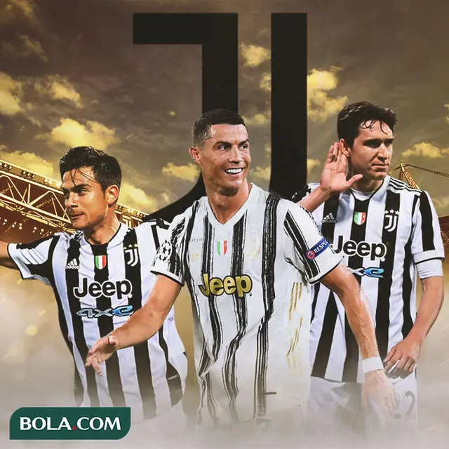 Juventus - Paulo Dybala, Cristiano Ronaldo, Federico Chiesa