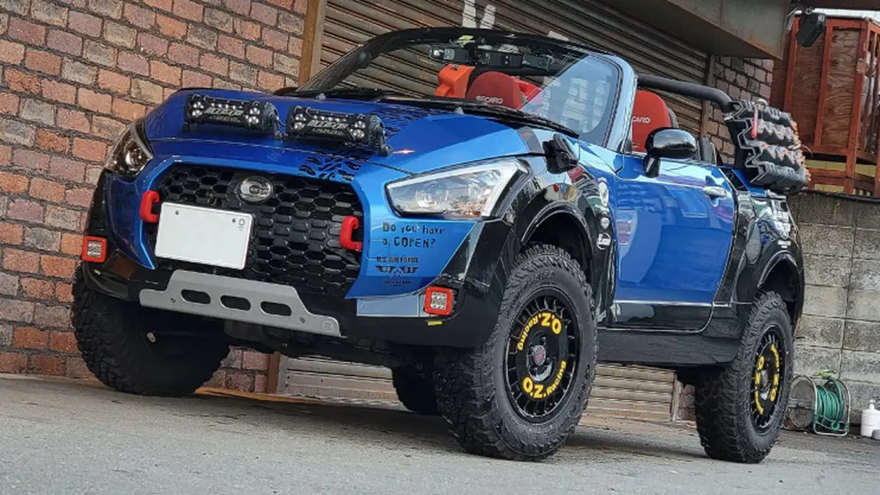 Modifikasi Daihatsu Copen, kei car yang menjelma jadi petarung offroad