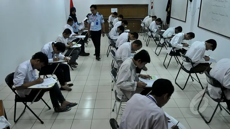 Napi LP Cipinang Ikut Ujian Nasional 2015