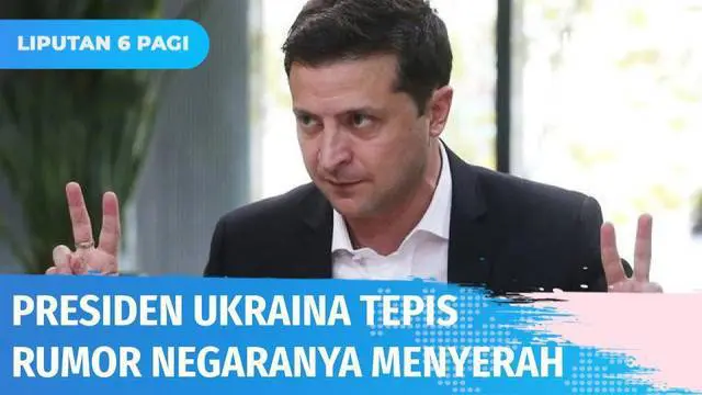 Tolak tawaran Amerika untuk evakuasi, Presiden Ukraina jamin bahwa militer akan bertahan menghadapi invasi. Ia pun juga menepis rumor yang beredar bahwa militer Ukraina menyerah kepada Rusia.