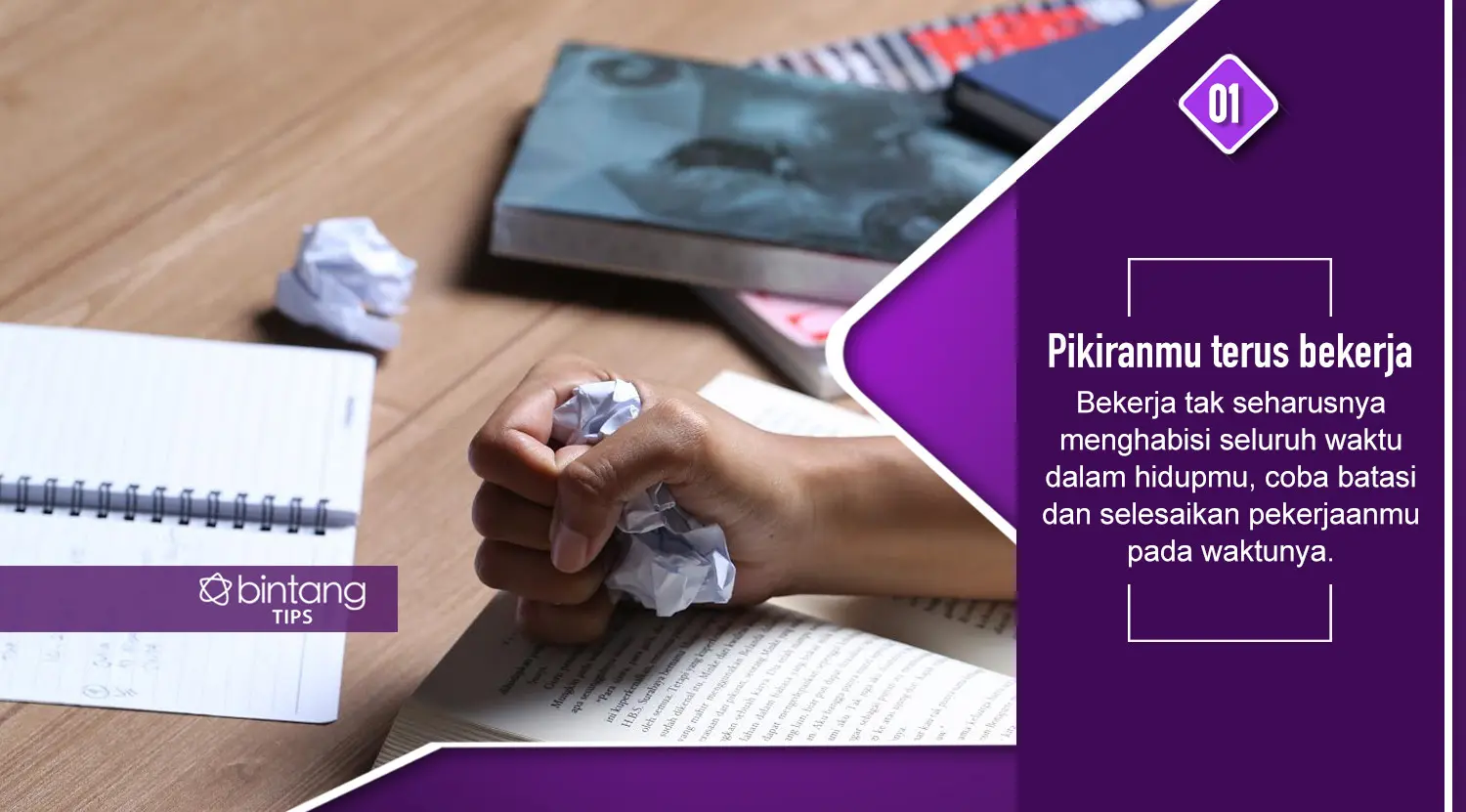 Ini tanda kamu kelelahan bekerja. (Foto: Adrian Putra, Digital Imaging: Nurman Abdul Hakim)